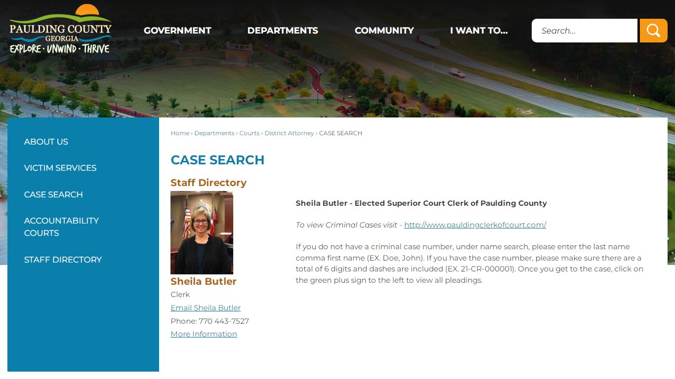 CASE SEARCH | Paulding County, GA