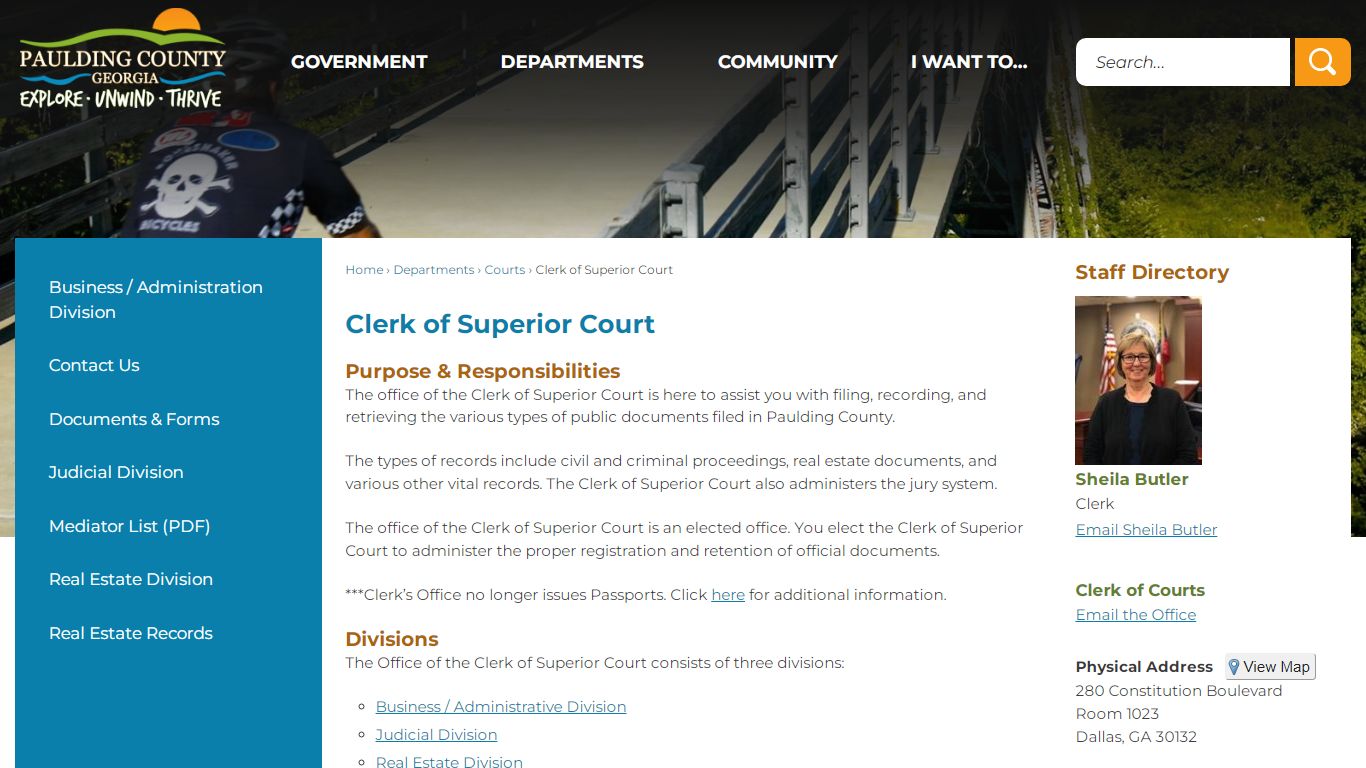 Clerk of Superior Court | Paulding County, GA